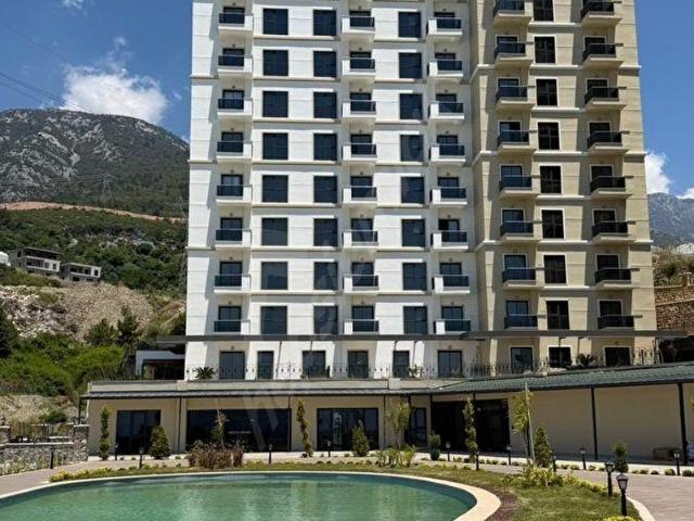 ALANYA MAHMUTLAR EXODUS RESORT 1+1 kıralık FULL DENİZ MAZARALI