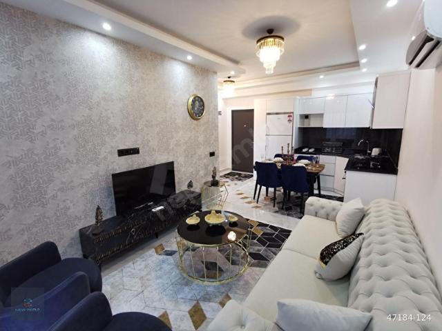 ALANYA MAHMUTLAR LÜKS SİTE İÇİ LÜKS EŞYALI SATILIK 1+1