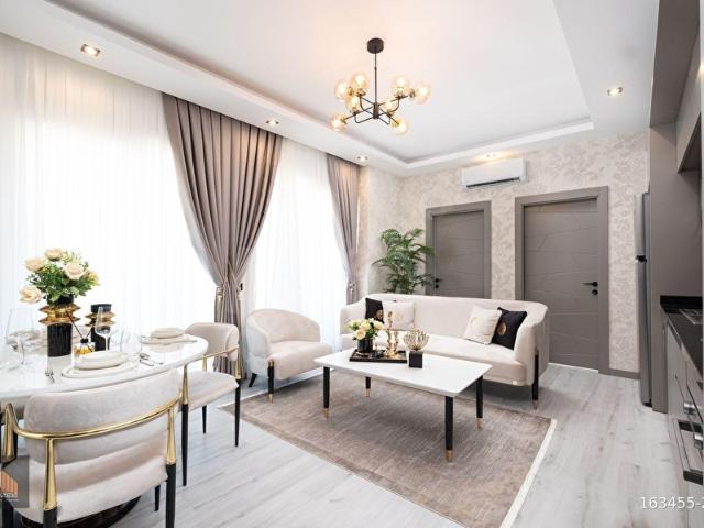 ALANYA MAHMUTLAR SATILIK 2+1 EŞYALI SIFIR LÜX DAİRE GENİŞ BALKON