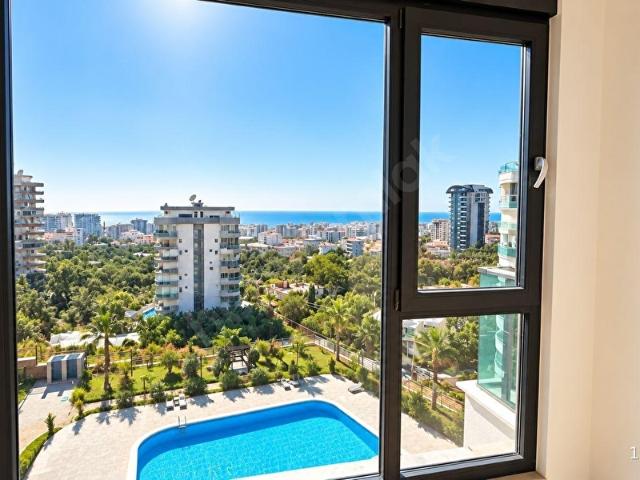 ALANYA MAHMUTLAR SATILIK GENİŞ 1+1 DENİZ MANZARALI 0 DAİRE