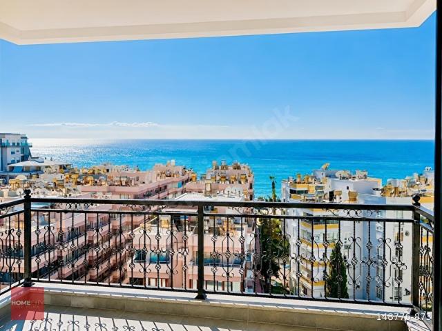 ALANYA MAHMUTLAR 2+1 DENİZ MANZARALI LÜX FUL AKTİVİTE SİTE ACİLL