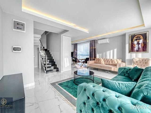ALANYA MAHMUTLAR 2+1 100M2 FULL LÜKS EŞYALI FULL AKTİVİTELİ DUBLEX