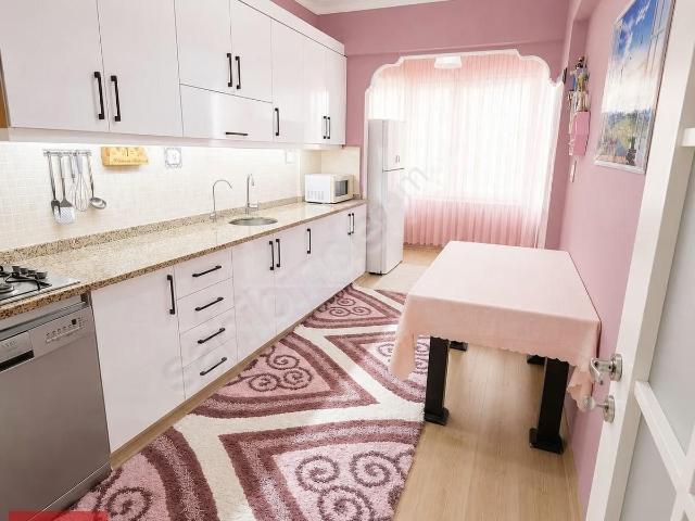 Alanya Mahmutlar 2+1 115m2 Cam Balkon Deniz 300 Metre 3 Cephelii