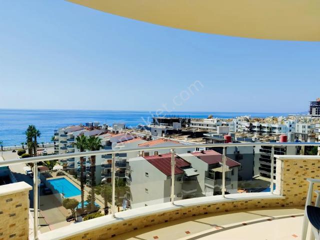 Alanya Mahmutlar 2+1 120m2 Eşyalı Deniz Manzaralı 3 Balkon