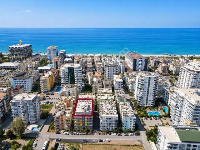 Alanya Mahmutlar 1+1 55m2 Denize 300m Eşyalı Ayrı Mutfak Merkezd