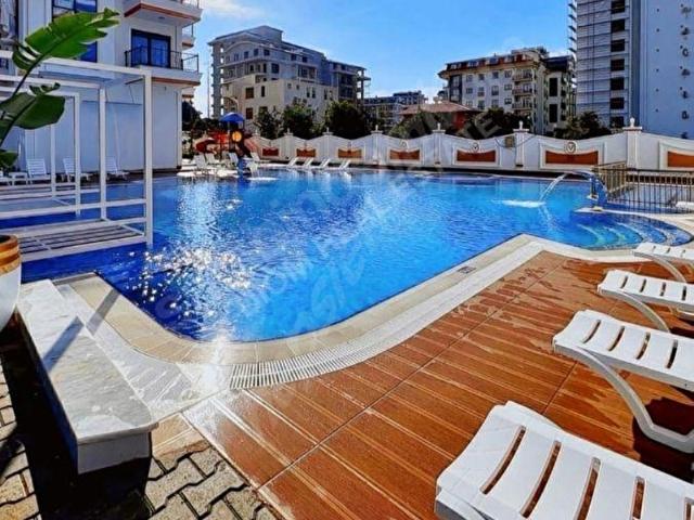 ALANYA MAHMUTLARDA FULL AKTİVİTELİ REZİDANSTA SATILIK 2+1 EŞYALI DUBLEKS DAİRE