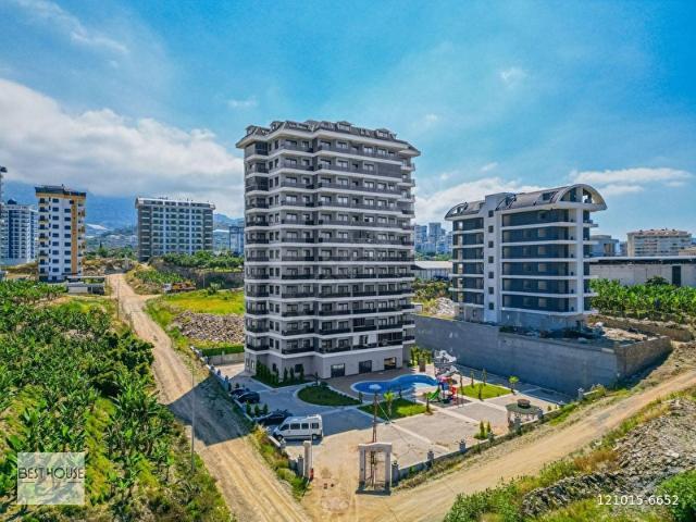 ALANYA MAHMUTLAR'DA LÜKS KOMPLEKS İÇERİSİNDE SIFIR 1+1 SATILIK DAİRE