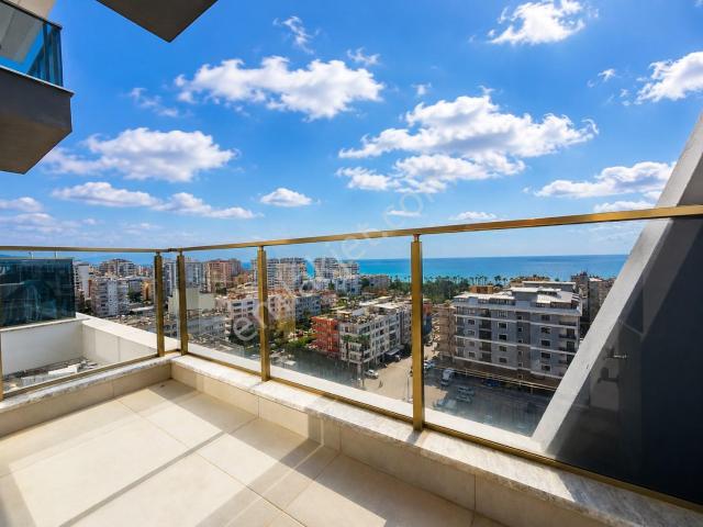 Alanya Mahmutlar'da Muhteşem Deniz Manzaralı Sıfır 1+1 Satılık Daire