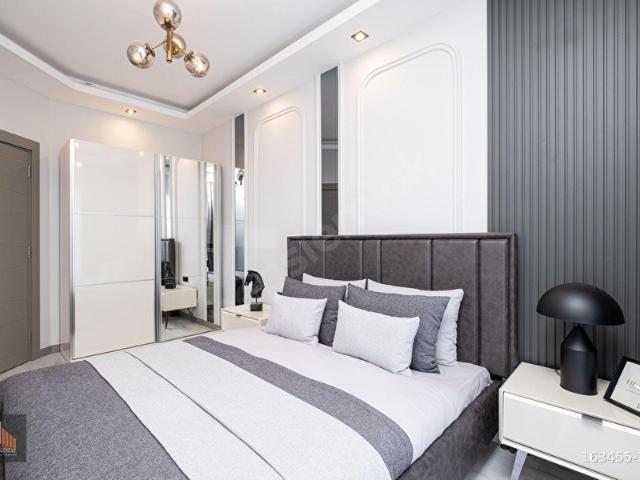 ALANYA MAHMUTLARDA SATILIK 1+1 EŞYALI SIFIR LÜX DAİRE
