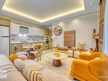 ALANYA MERKEZ GÜLLERPINARINDA SOSYAL ALANLI SİTEDE 2+1 SATILIK DAİRE