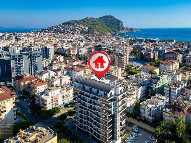 Alanya Merkez Saray Mah Kleopatra Deniz Kale Manzaralı 1+1