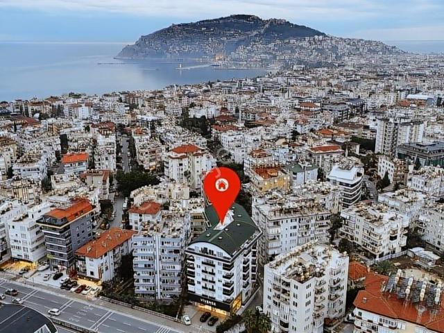 Alanya Merkez 3+1 Yeni Bina Deniz Kale Manzralı Eşyalı Daire