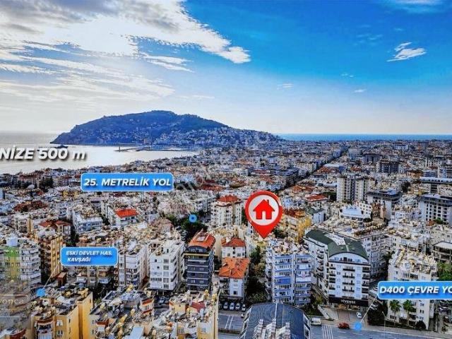 Alanya Merkezde 2+1 Geniş Daire Veya İş Yeri Sıfır Tadilat Lı.