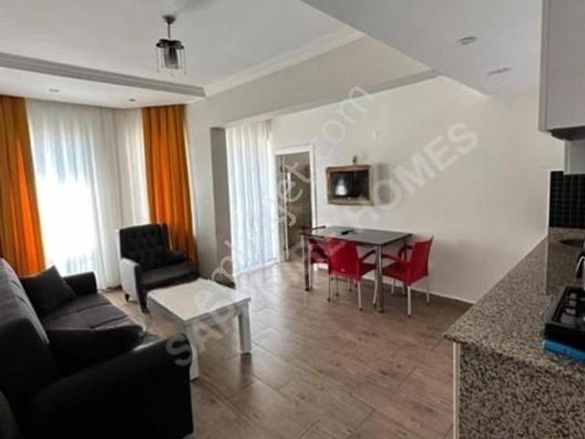 Alanya Merkezde Kiralık Eşyalı 1+1 Daire