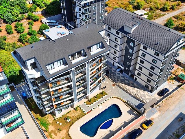 Alanya Çıplaklıda Satılık Site İçi 1+1 Amerikan Mutfak Daire