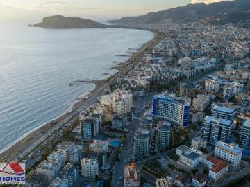 Alanya Tosmur'da Site İçi Lüks Kiralık 1+1 Daire denize 100m