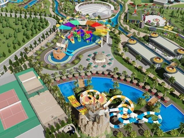 ALANYA TÜRKLER MAH.FULL KOMPLEKSLİ SATILIK 1+1 DAİRE