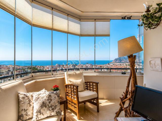 Alanya/cikcilli Ful Deniz Manzaralı 2+1 Muhteşem Compleks Satılık Daire