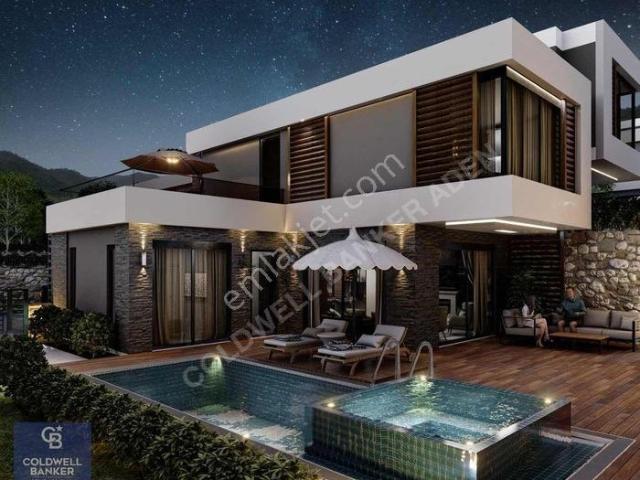 Alanyada Prestijli Yaşam: Havuzlu,manzaralı,eşyalı 3+1 Villa