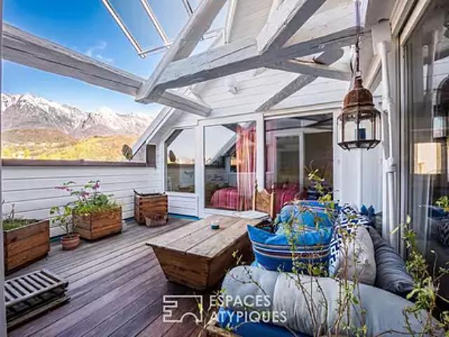 Albertville 73200 Achat / Vente appartement 5 pièces t5 au dernier étage terrasse