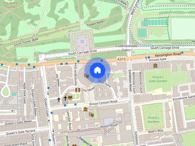 Albert Hall Mansions, Kensington Gore, Kensington, London