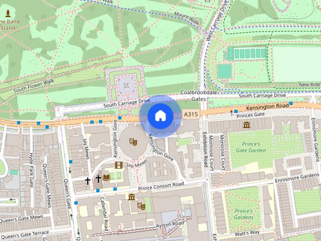 Albert Hall Mansions, Kensington Gore, London SW7
