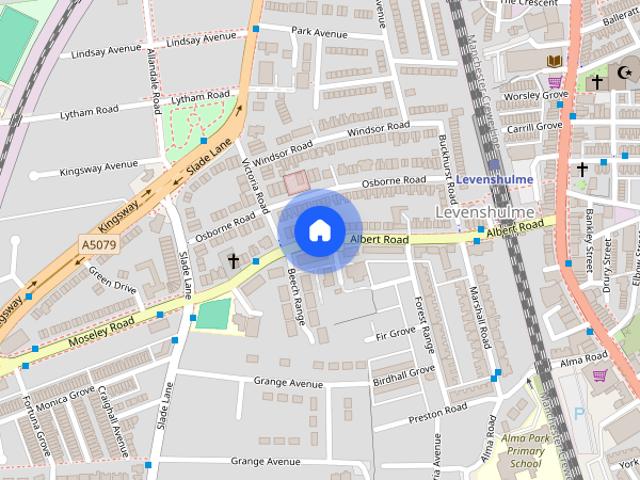 Albert Road, Manchester, M19