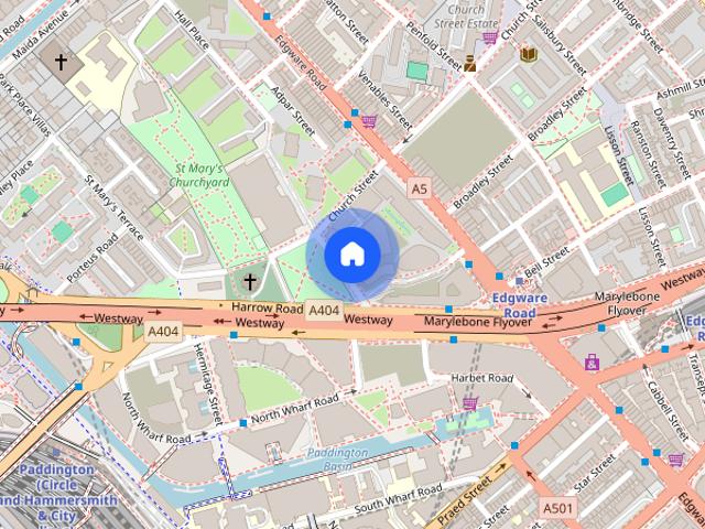 Alcindor Mansions, West End Gate, W2