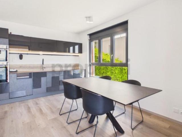 Aldesago: elegante, renovierte 3.5 Zimmer Wohnung mit Terrasse mit Seesicht und Pool