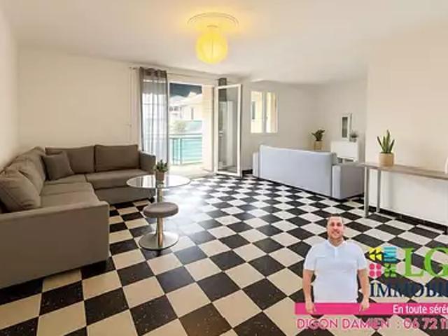 Alès 30100 Achat / Vente appartement 4 pièces t4 cave balcon