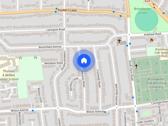 Alfriston Road, Worthing, West Sussex, BN14