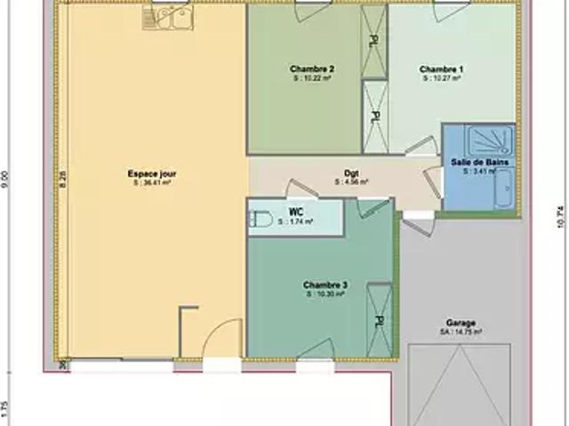 Alizay 27460 Programme neuf maison neuf à vendre 6 pièces