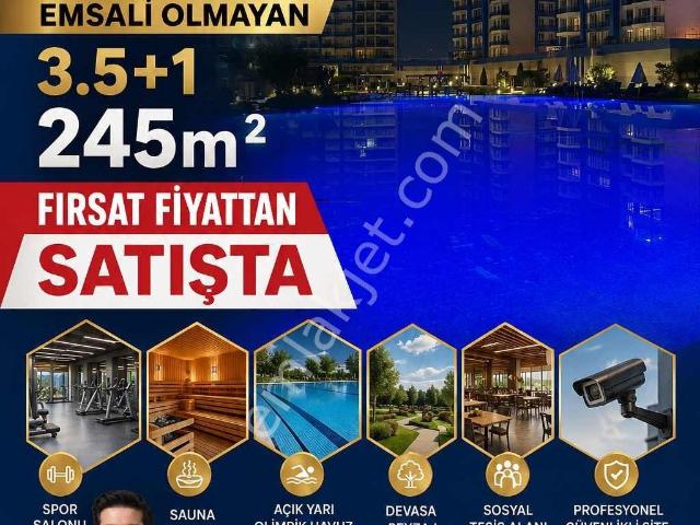 Alkent2000 Demir La Vida Sitesi 3.5+1 Devasa Teraslı 245m2 Daıre