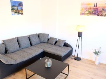 All in! Furnished 2 room apartment ready to move in only with a suitcase in a central location in Frechen