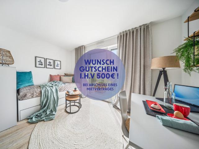 All In Miete + 500€ geschenkt! 2 Zimmer Neubauwohnung in der Nähe der Universität!