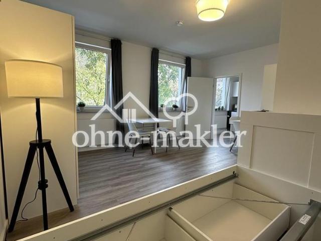 All Incl. Erstbezug nach Sanierung: Moderne 1 Z. Wohnung mit Möbeln, EBK & All Inclusive Miete