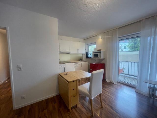 All inclusive: Fully furnished 2 room apartment with balcony in the city center, Kaiserslautern Amsterdam Apartments for Rent