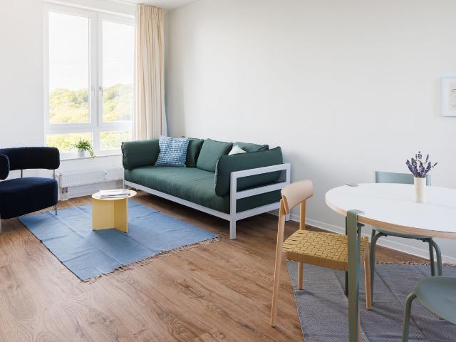 All inclusive 2 room apartment with amazing view, Aachen Amsterdam Apartments for Rent