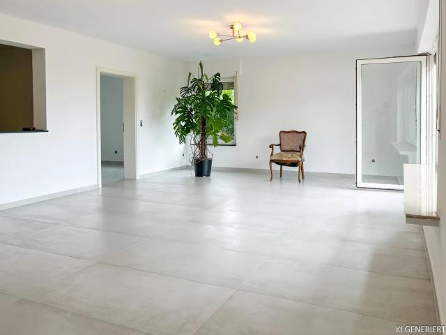 Alles auf Anfang: Frisch renovierte 1,5 Zimmer Souterrainwohnung mit Terrasse und Grünblick