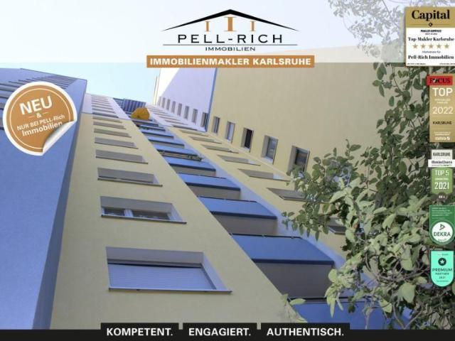 ALLES DRIN: Vollständig möbliertes & gepflegtes Apartment mit Weitblick in der Weststadt!