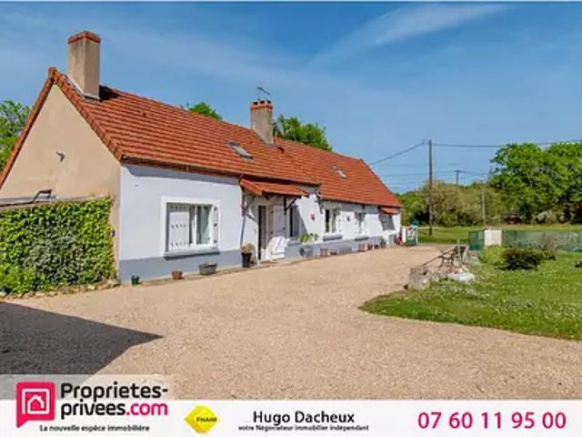 Allogny 18110 Achat / Vente maison 5 pièces t5 jardin