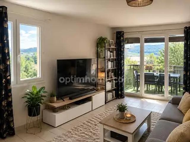 Allonzier la Caille 74350 Achat / Vente appartement 3 pièces t3 au dernier étage cave