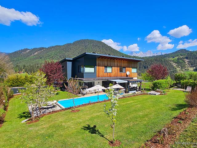 Alpenresidenz mit beheiztem Pool & Dachsteinblick–Traumlage zwischen Reiteralm & Fageralm Ski amadé