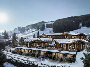 Alpine Luxus Lodges mit Ski In /Ski Out Anbindung in Panoramalage