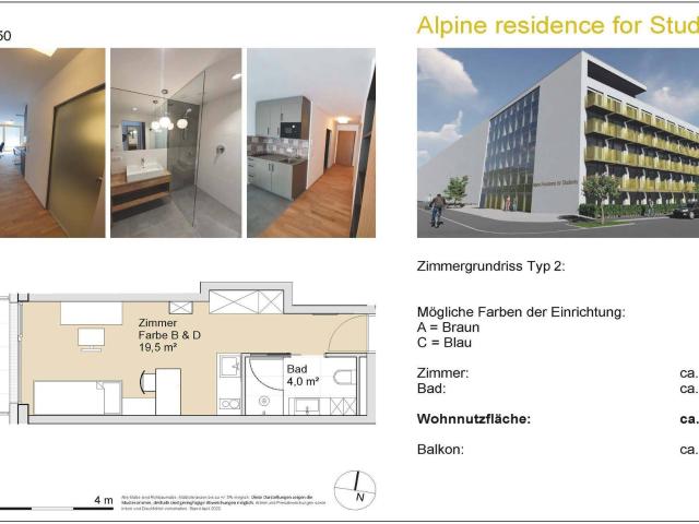 Alpine Resindence for Students Einzeappartements