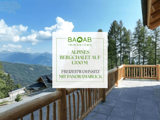 ALPINES BERGCHALET AUF 1.700 M | FREIZEITWOHNSITZ MIT PANORAMABLICK & WELLNESS