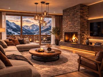 Alpines Luxusdomizil mit Terrassen, Sauna und Panoramablick auf die Planai