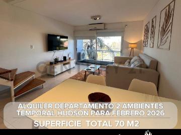 ALQUILER TEMPORAL DEPARTAMENTO 2 AMBIENTES ALTOS DE HUDSON 2
