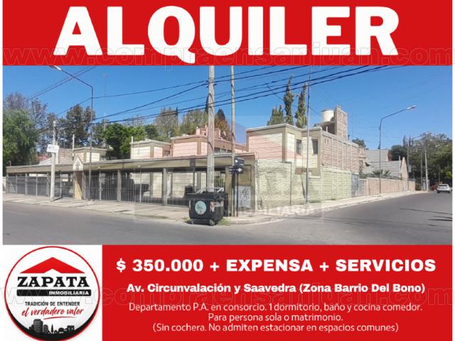 Alquiler. Zona Barrio Del Bono. Planta Alta. 1 Dormitorio