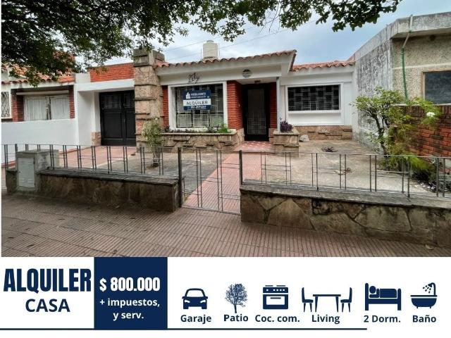 ALQUILER CASA Nueva Italia a metros de Av. Las Malvinas 2 dorm patio